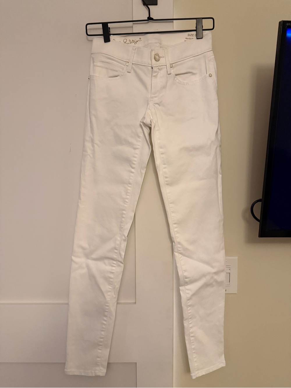Lilly Pulitzer White Skinny Jeans